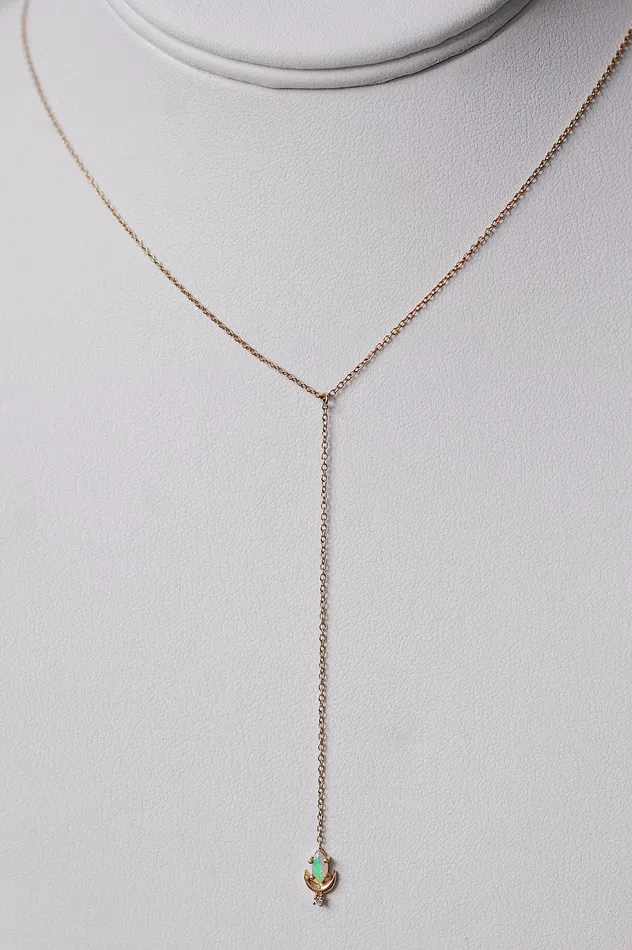 morphejewelry Necklaces Lvna Lariat Necklace