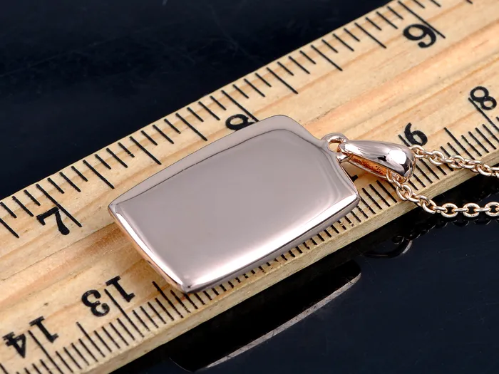 Multicolored Geometric Rectangle Square Pendant Necklace Alilang Necklaces Multicolored Geometric Rectangle Square Pendant Necklace Alilang Necklaces