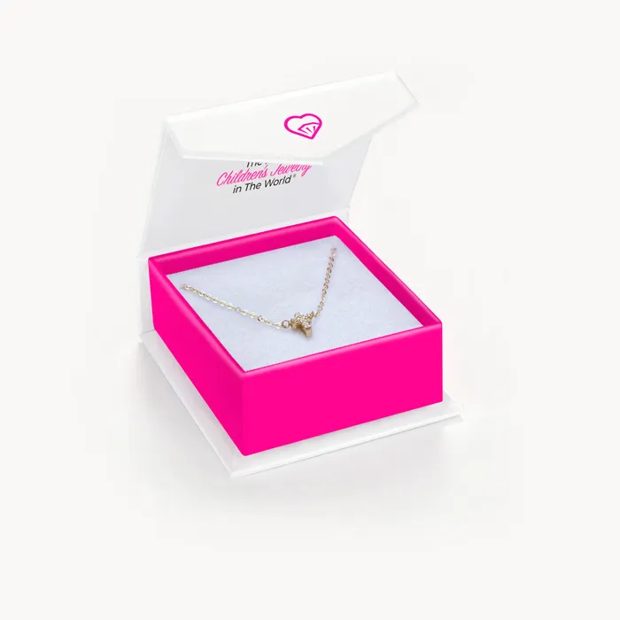 Necklaces 14k Gold Dainty CZ Cross 16 Kids Childrens Girls PendantNecklace Kids Necklaces Pendants