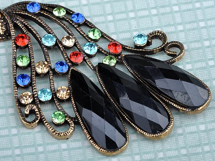 Necklaces Alilang Beautiful Colorful Peacock Bird Pendant Necklace Necklaces Alilang Beautiful Colorful Peacock Bird Pendant Necklace