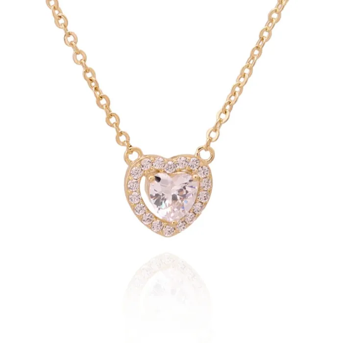 Necklaces Cameo Collection HeartShaped Solitaire Stone Pendants