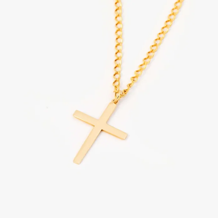 Necklaces Gelin Diamond Cross Gourmet Chain Necklace