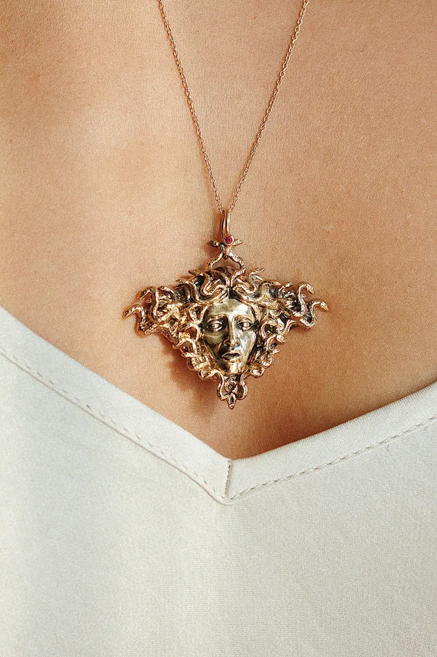 Necklaces Medusa Necklace Sofia Zakia