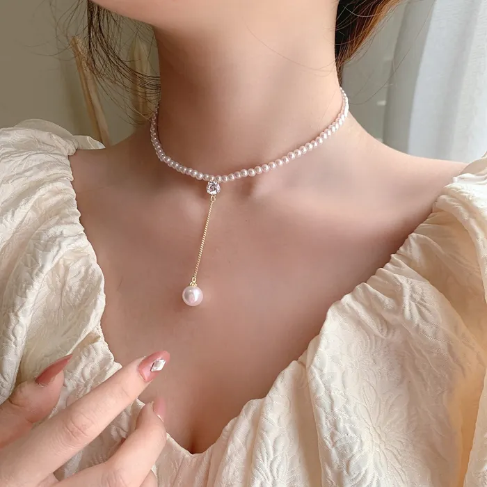 Necklaces Pearl Beaded Variety Necklace Refined by AnnaKaci