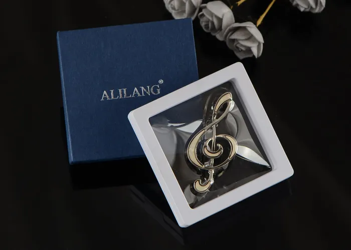Necklaces Refined by AnnaKaci Silver Tone Abalone Shell Music Note Brooch Pin Pendant Simple Accessories Gifts for Party Banquet New Years Necklaces Refined by AnnaKaci Silver Tone Abalone Shell Music Note Brooch Pin Pendant Simple Accessories Gifts for Party Banquet New Years