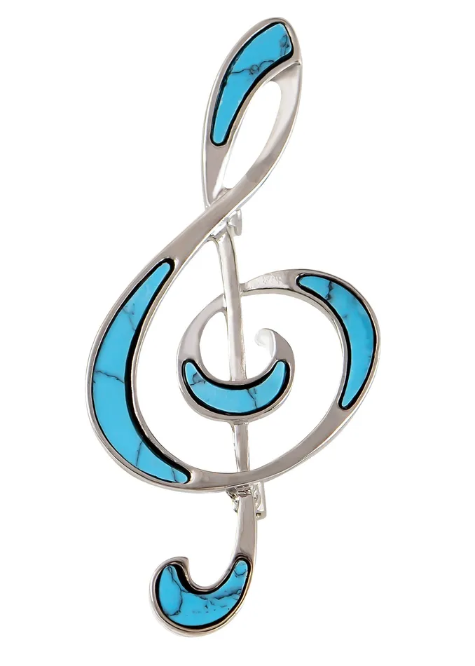 Necklaces Refined by AnnaKaci Silver Tone Abalone Shell Music Note Brooch Pin Pendant Simple Accessories Gifts for Party Banquet New Years Necklaces Refined by AnnaKaci Silver Tone Abalone Shell Music Note Brooch Pin Pendant Simple Accessories Gifts for Party Banquet New Years