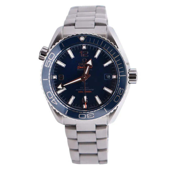 Omega Seamaster 435mm Blue Dial Watch Ref 21530442103001 Happy Jewelers Watches Omega Seamaster 435mm Blue Dial Watch Ref 21530442103001 Happy Jewelers Watches
