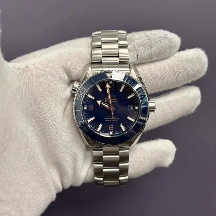 Omega Seamaster 435mm Blue Dial Watch Ref 21530442103001 Happy Jewelers Watches Omega Seamaster 435mm Blue Dial Watch Ref 21530442103001 Happy Jewelers Watches