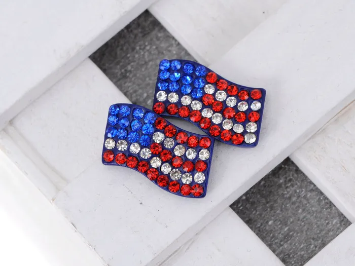 Refined by AnnaKaci Earrings Patriotic USA American Flag 4th Of July Red White And Blue Stud Earrings Refined by AnnaKaci Earrings Patriotic USA American Flag 4th Of July Red White And Blue Stud Earrings