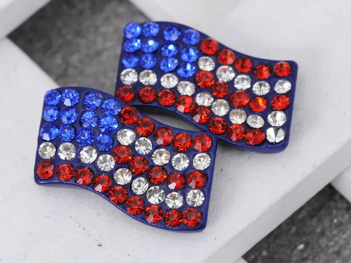 Refined by AnnaKaci Earrings Patriotic USA American Flag 4th Of July Red White And Blue Stud Earrings Refined by AnnaKaci Earrings Patriotic USA American Flag 4th Of July Red White And Blue Stud Earrings