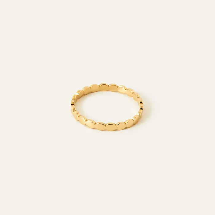 Rings Gelin Diamond Flat Bead Ring