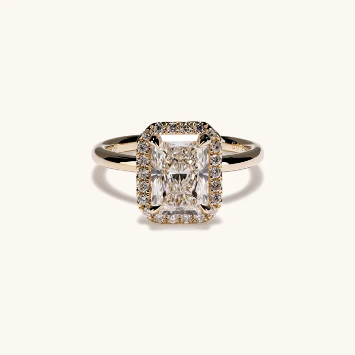 Rings Happy Jewelers 209 Radiant Lab Diamond Engagement Ring