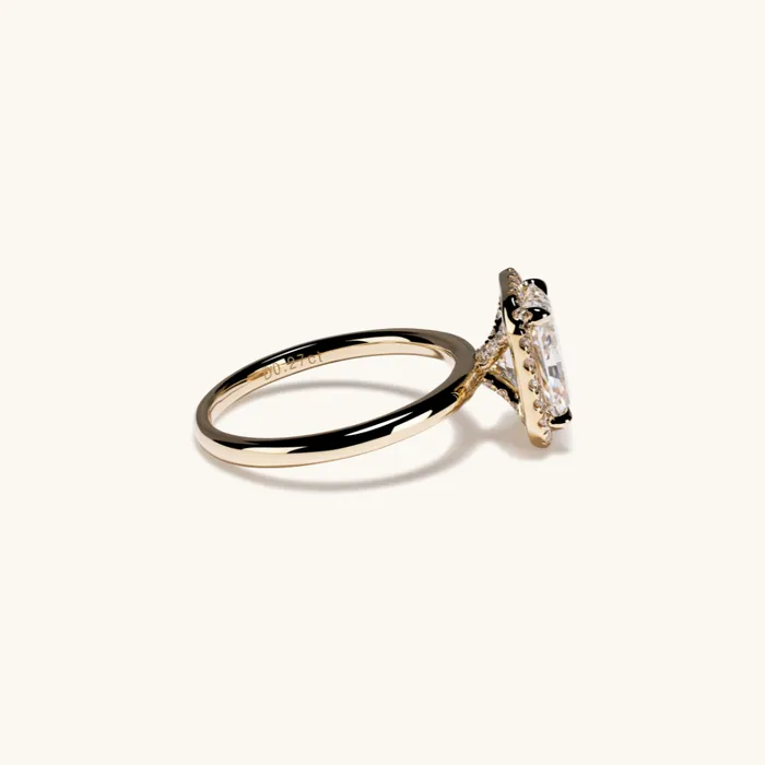 Rings Happy Jewelers 209 Radiant Lab Diamond Engagement Ring