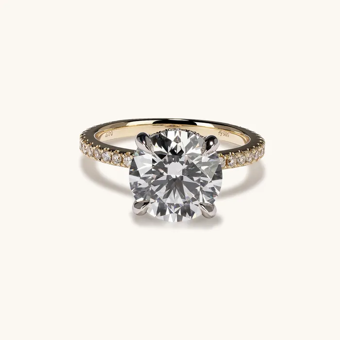 Rings Happy Jewelers 257 Round Lab Diamond Engagement Ring