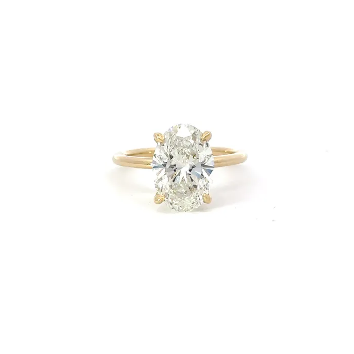Rings Happy Jewelers 353 Oval Lab Diamond Engagement Ring Engagement Ring Wednesday