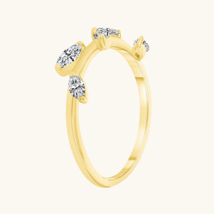 Rings The Diamond Leaf Ring Happy Jewelers
