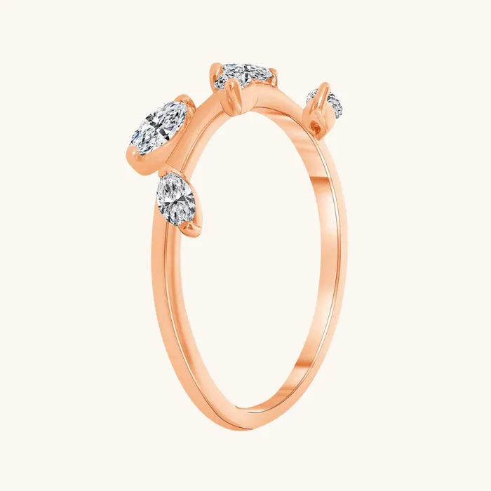 Rings The Diamond Leaf Ring Happy Jewelers