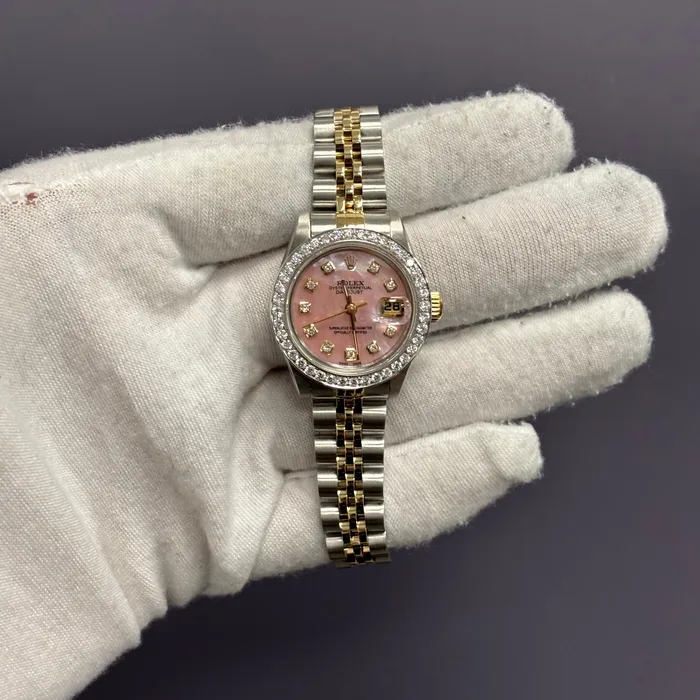 Rolex Datejust 26mm Pink Dial Watch Ref 69173 Happy Jewelers Watches Rolex Datejust 26mm Pink Dial Watch Ref 69173 Happy Jewelers Watches