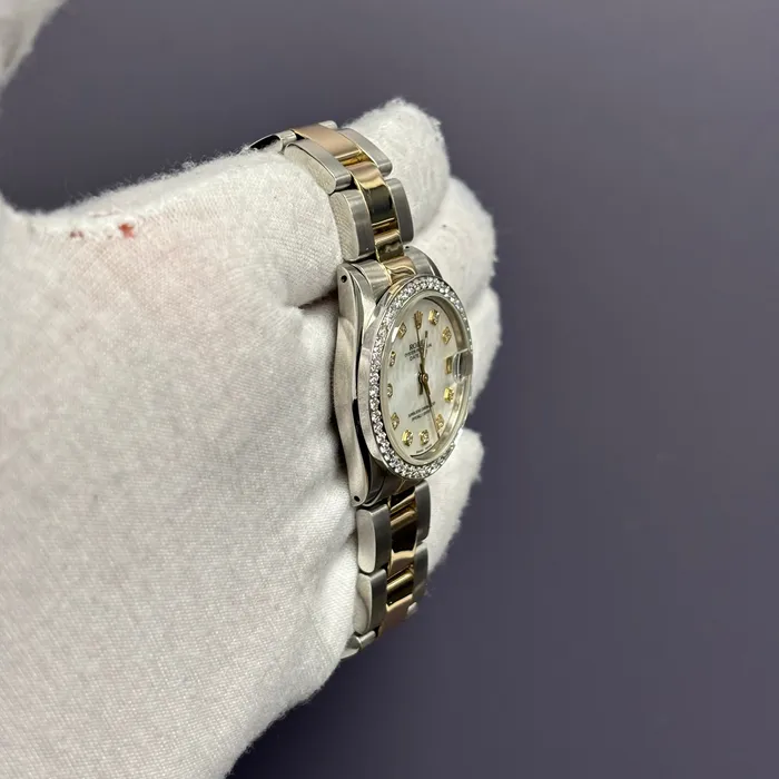 Rolex Datejust 31mm MOP Dial Watch Ref 68273 Happy Jewelers Watches Rolex Datejust 31mm MOP Dial Watch Ref 68273 Happy Jewelers Watches
