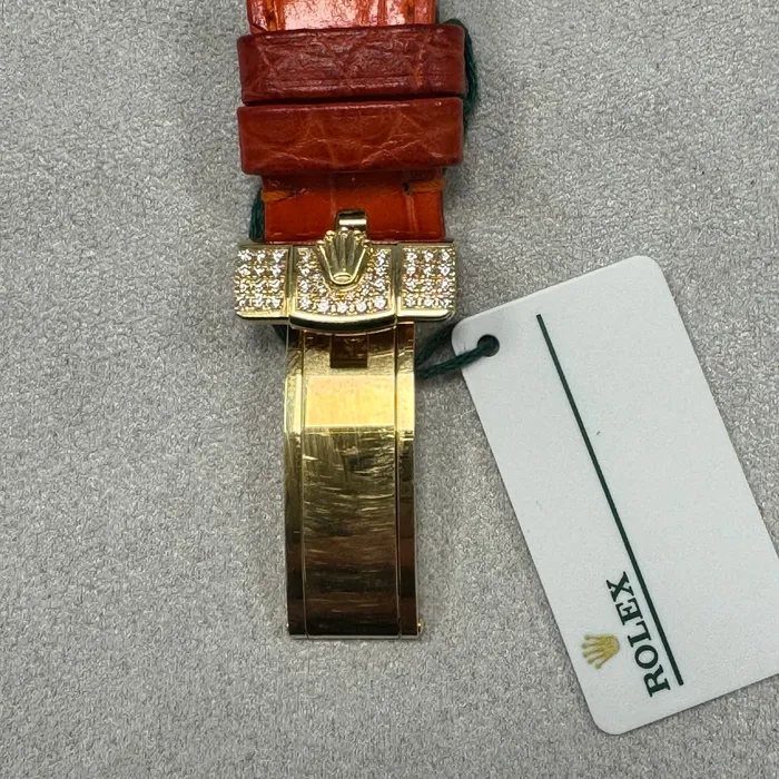 Rolex DayDate 36mm Pave Dial Watch Ref 128158RBR Happy Jewelers Watches Rolex DayDate 36mm Pave Dial Watch Ref 128158RBR Happy Jewelers Watches