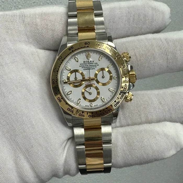 Rolex Daytona 40mm White Dial Watch Ref 116503 Happy Jewelers Watches Rolex Daytona 40mm White Dial Watch Ref 116503 Happy Jewelers Watches