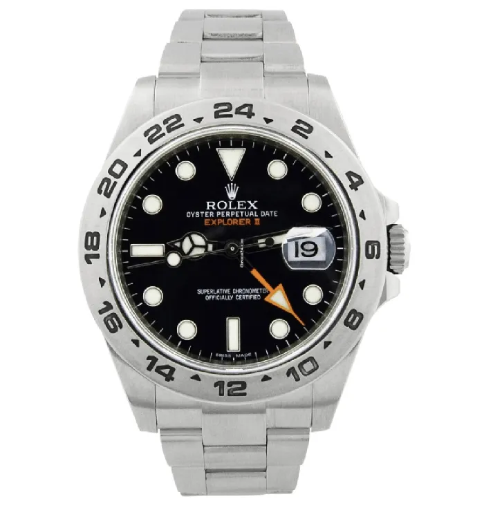 Rolex Explorer II 42mm Black Dial Watch Ref 216570 Happy Jewelers Watches