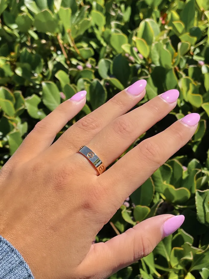 Rose Gold Cartier LOVE ring CARTIER Rings