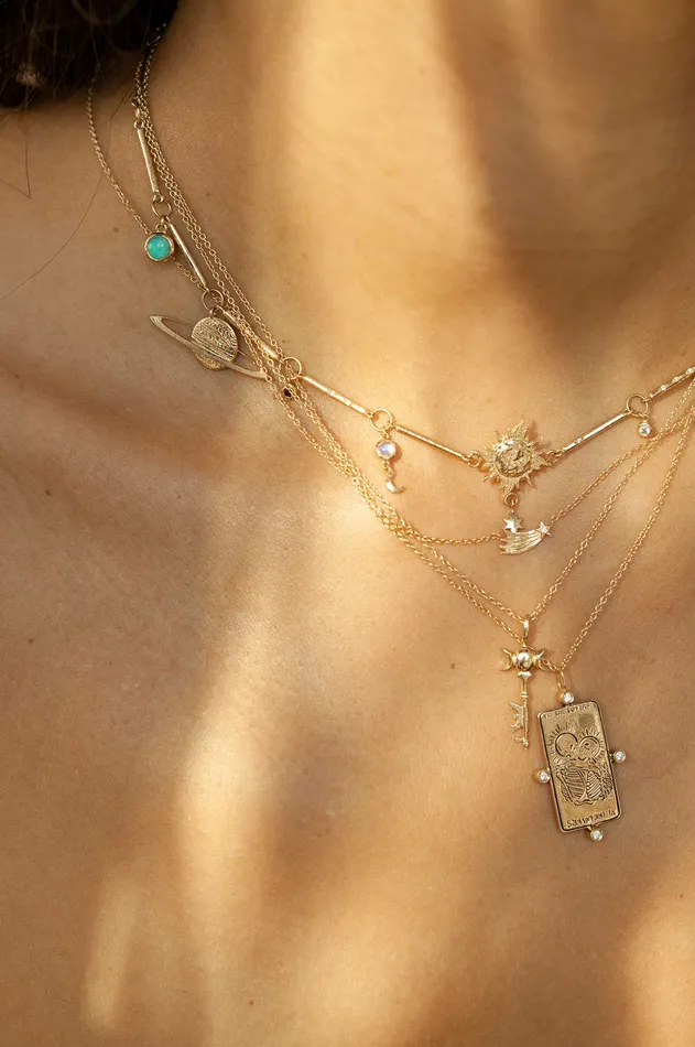 Sofia Zakia Necklaces Solar System Necklace