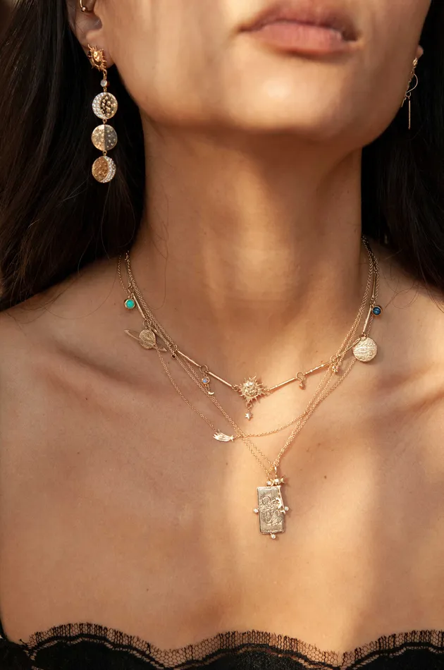 Sofia Zakia Necklaces Solar System Necklace