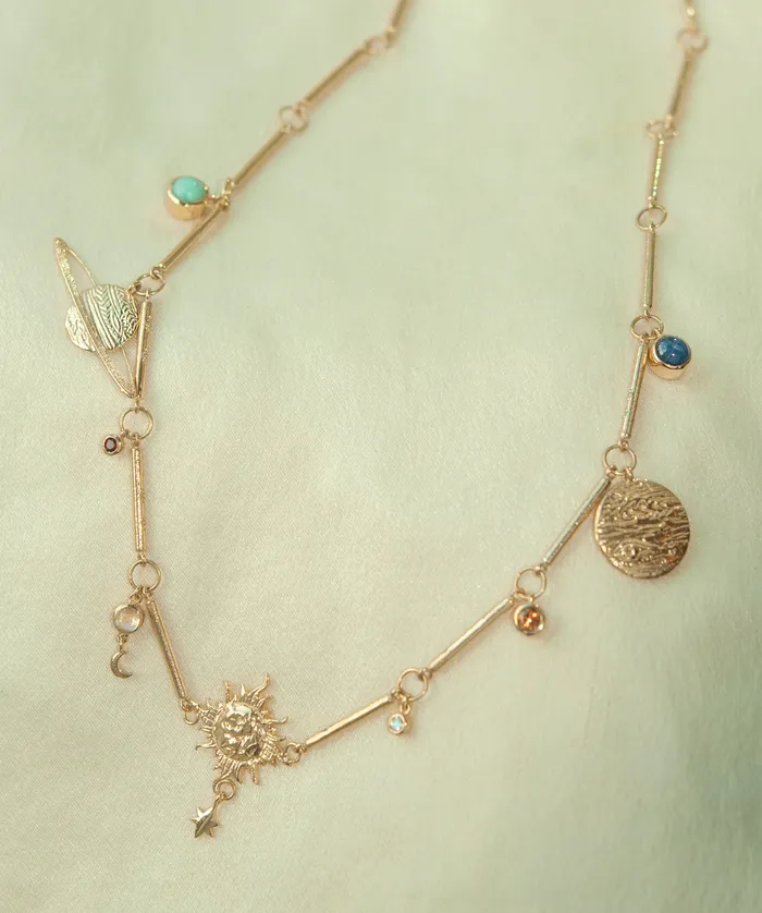 Sofia Zakia Necklaces Solar System Necklace