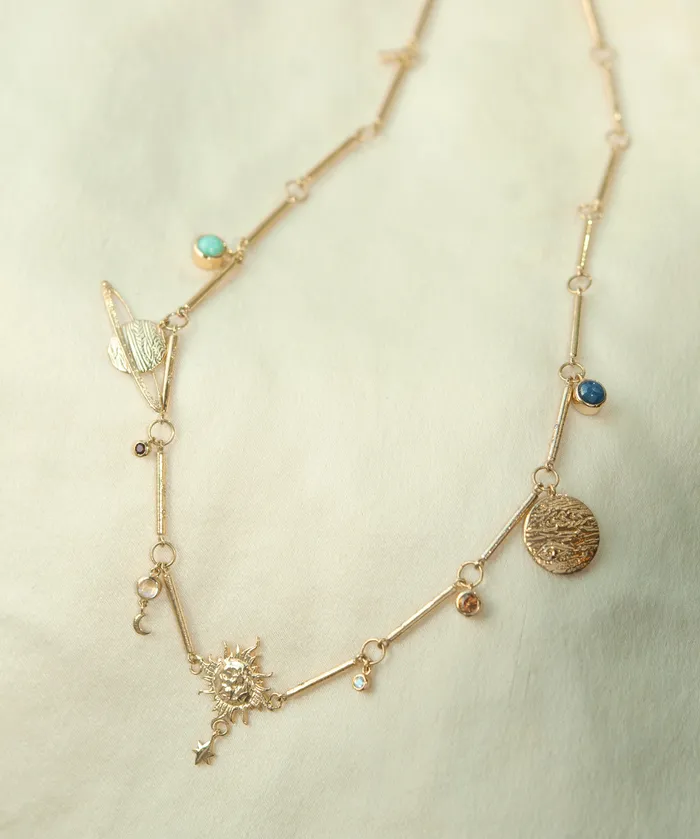 Sofia Zakia Necklaces Solar System Necklace