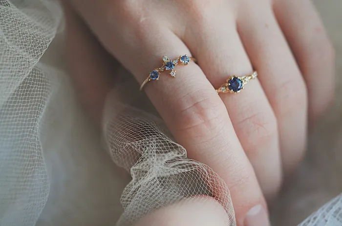 Sofia Zakia Rings Sapphire Winter Waltz Ring