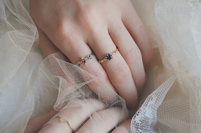Sofia Zakia Rings Sapphire Winter Waltz Ring