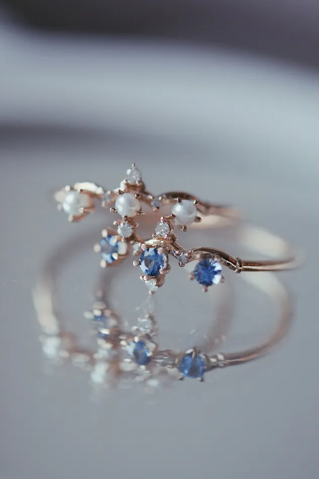 Sofia Zakia Rings Sapphire Winter Waltz Ring