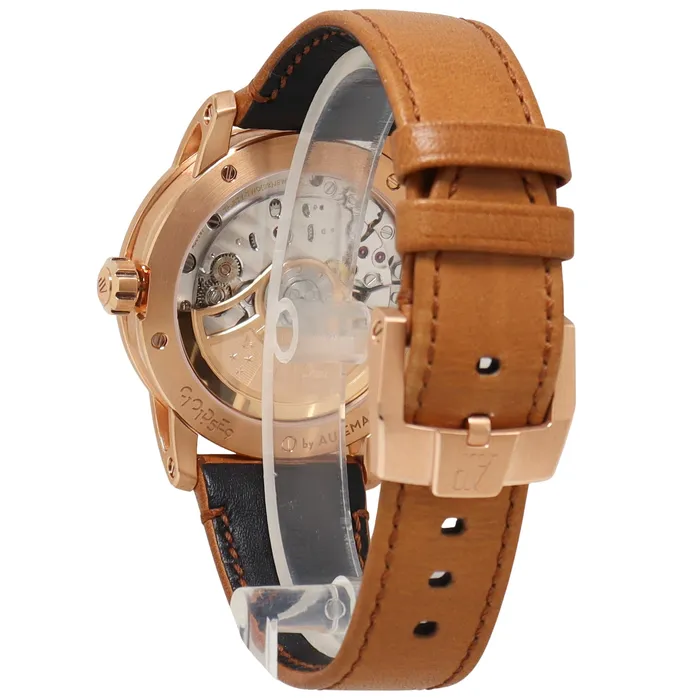 Watches Audemars Piguet Code 1159 41mm Rose Gold White Stick Arabic Dial Watch Reference Happy Jewelers