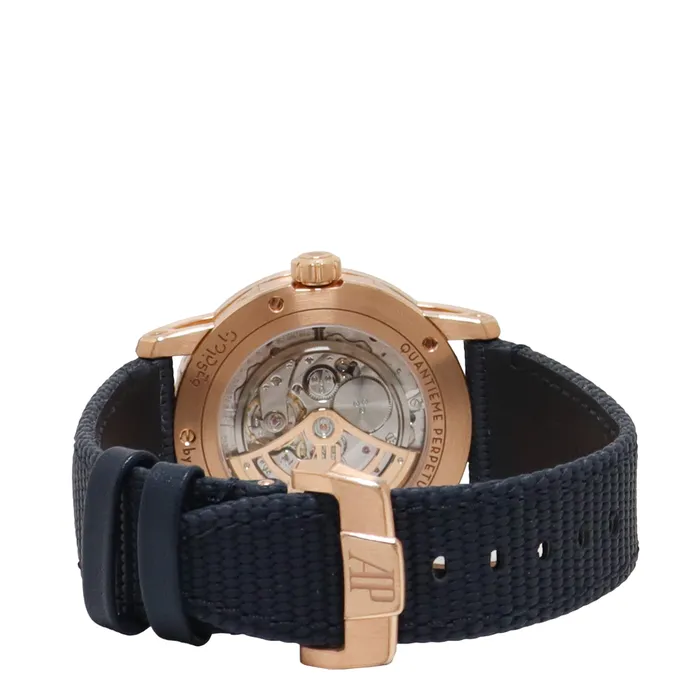 Watches Happy Jewelers Audemars Piguet 41mm Code 1159 Rose Gold Blue Aventurine Dial Watch Reference 26394OROOD321CR01