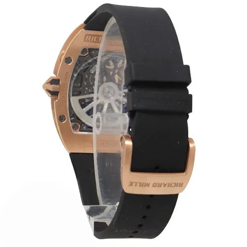 Watches Happy Jewelers Richard Mille Mens Extra Flat Automatic Rose Gold Skeleton Dial Watch Reference RM6701