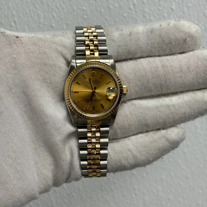 Watches Happy Jewelers Rolex Datejust 31mm Champagne Dial Watch Ref 68273 Watches Happy Jewelers Rolex Datejust 31mm Champagne Dial Watch Ref 68273