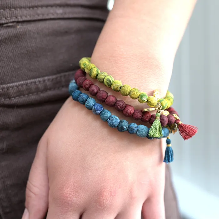 WorldFinds Bracelets Dream Kantha Connection Bracelet